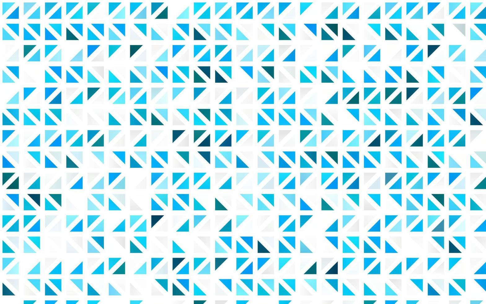 Light BLUE vector seamless background with triangles.