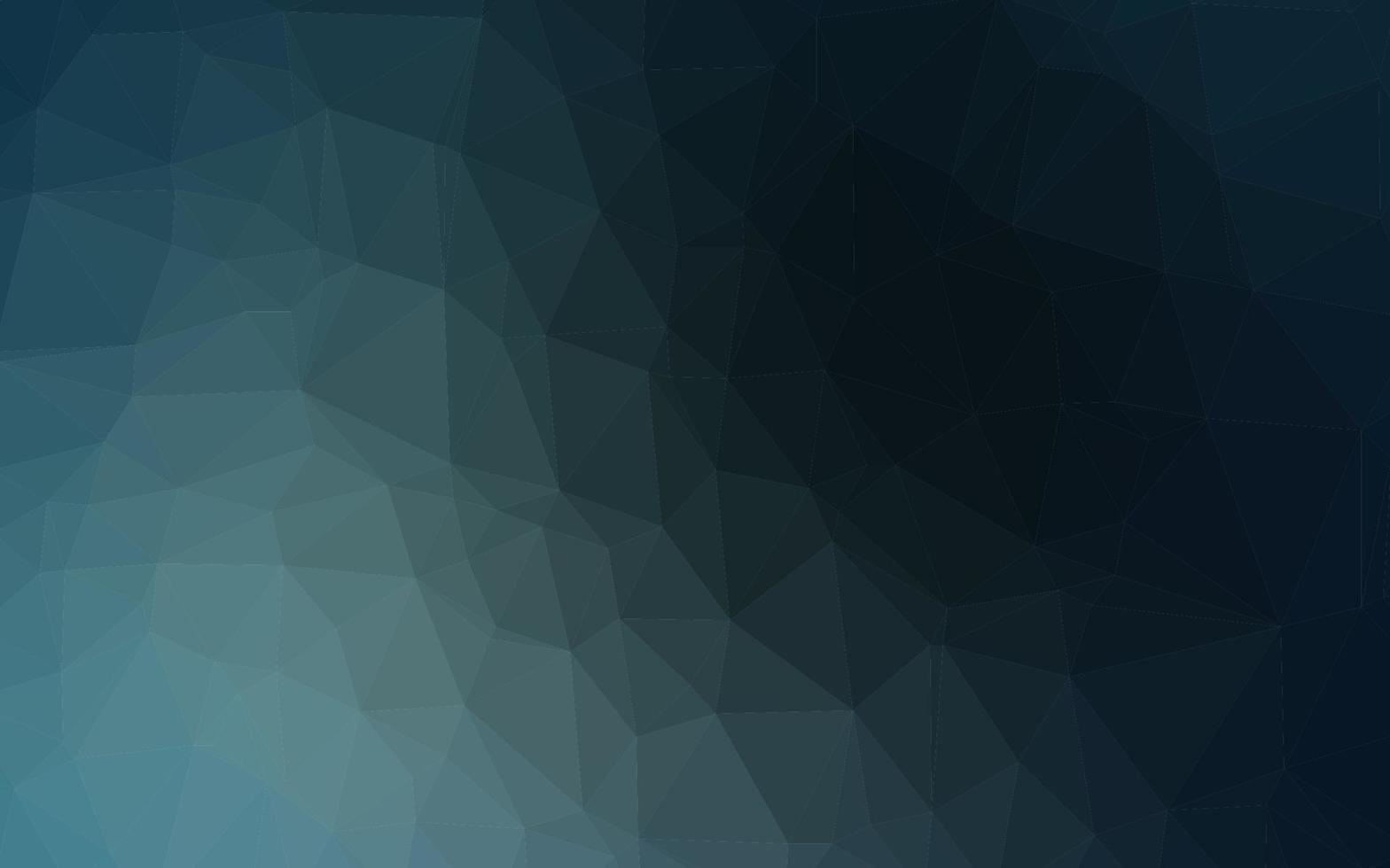 Dark BLUE vector polygon abstract backdrop.