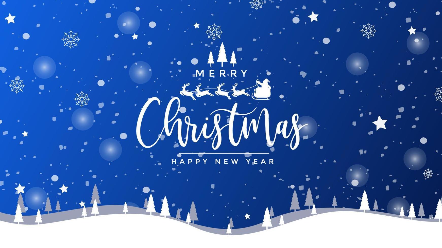 Merry Christmas illustration background. vector