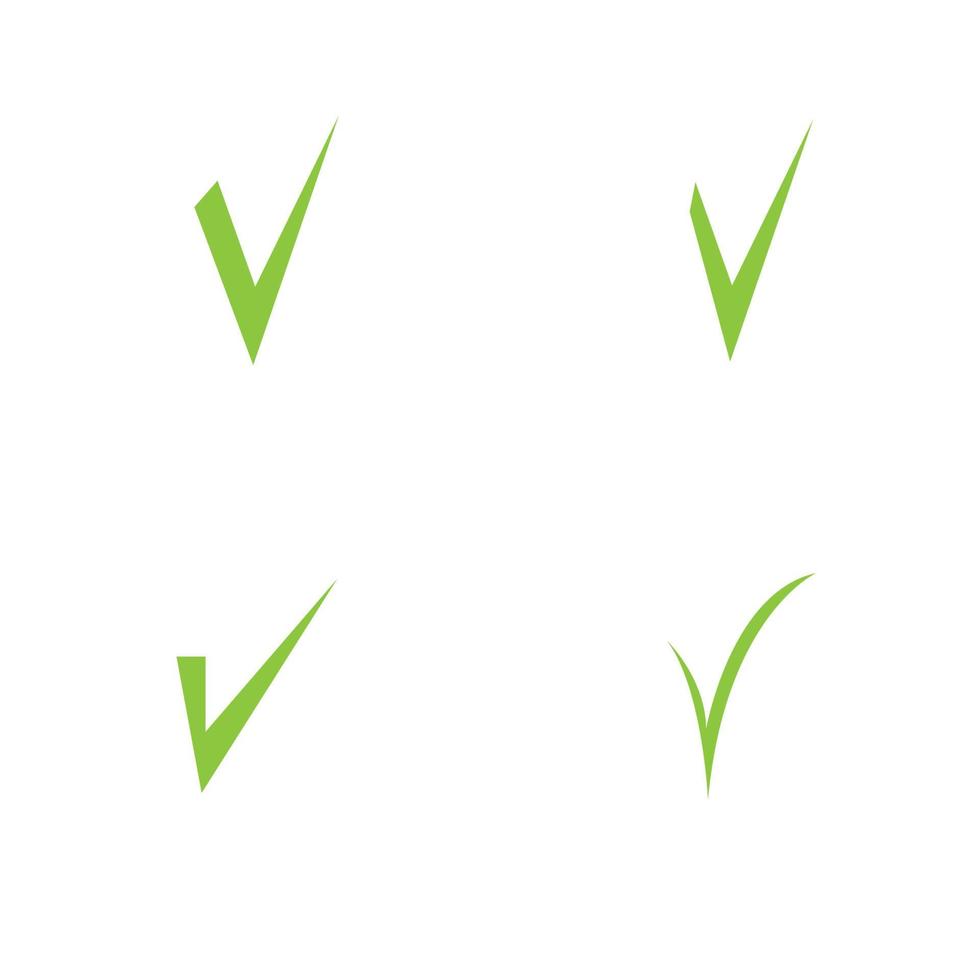 plantilla de diseño de ilustración de logotipo de marca de verificación vector
