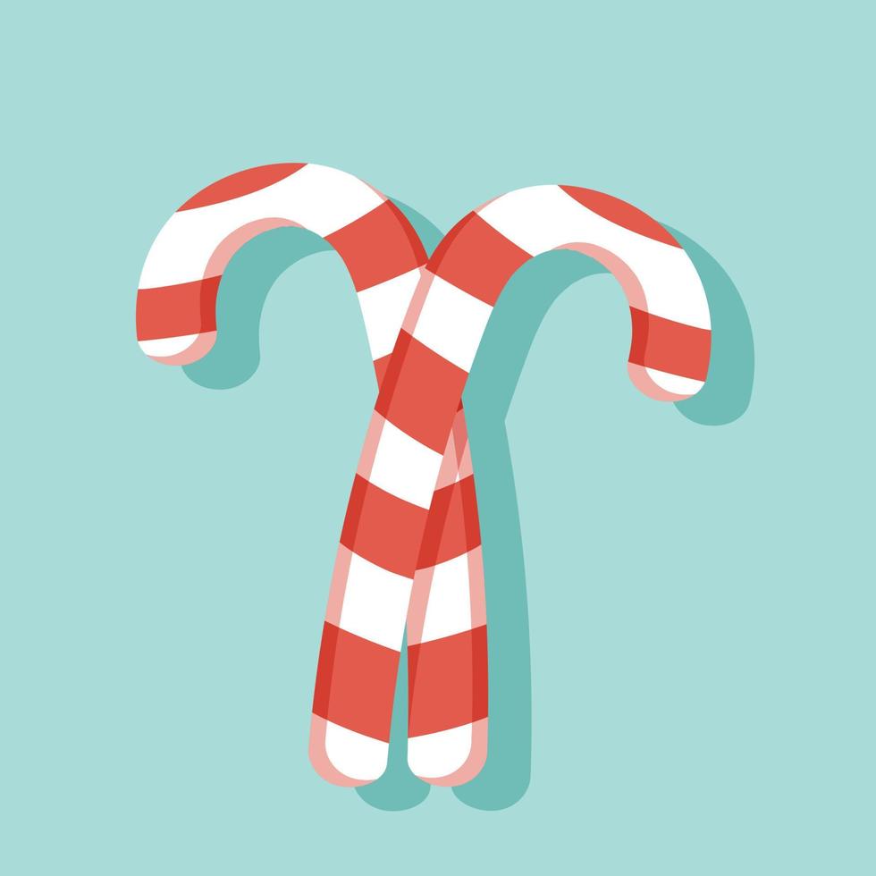 christmas sticks candy cane vector