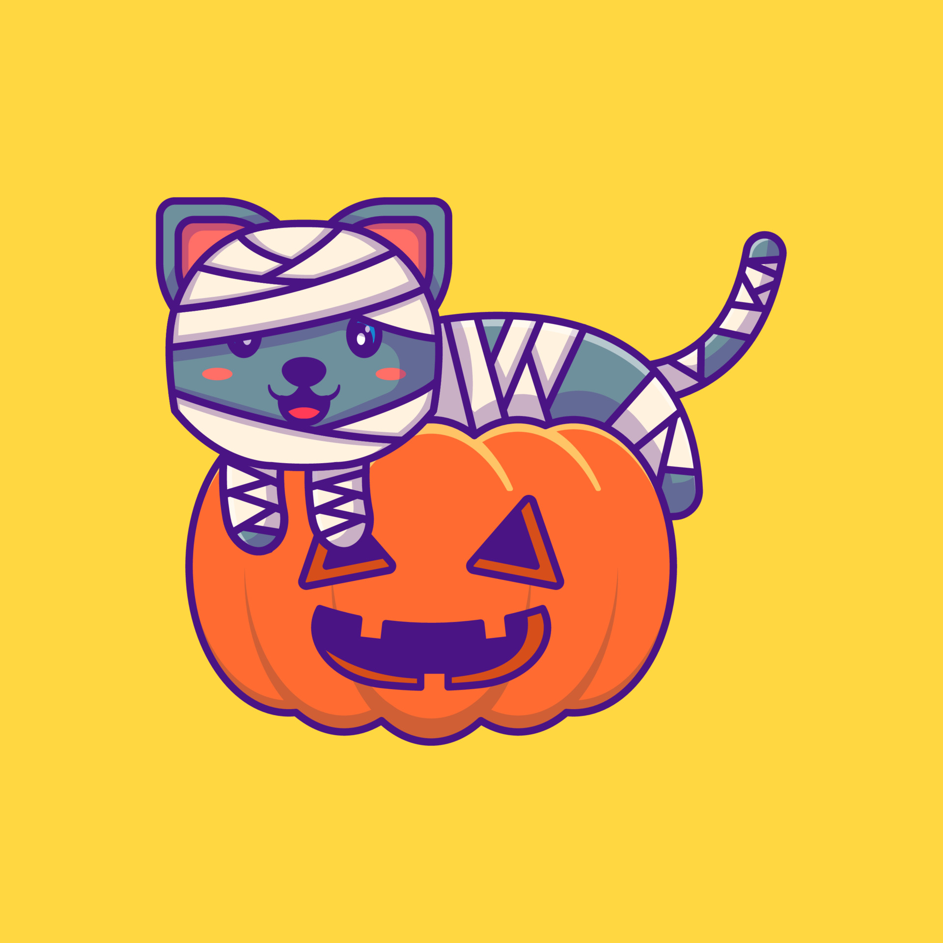 Cute mummy cat in pumpkin happy halloween with cartoon illustrations 3603804 Vector Art at Vecteezy Cute mummy cat in pumpkin happy halloween with cartoon illustrations 3603804 Vector Art at Vecteezy