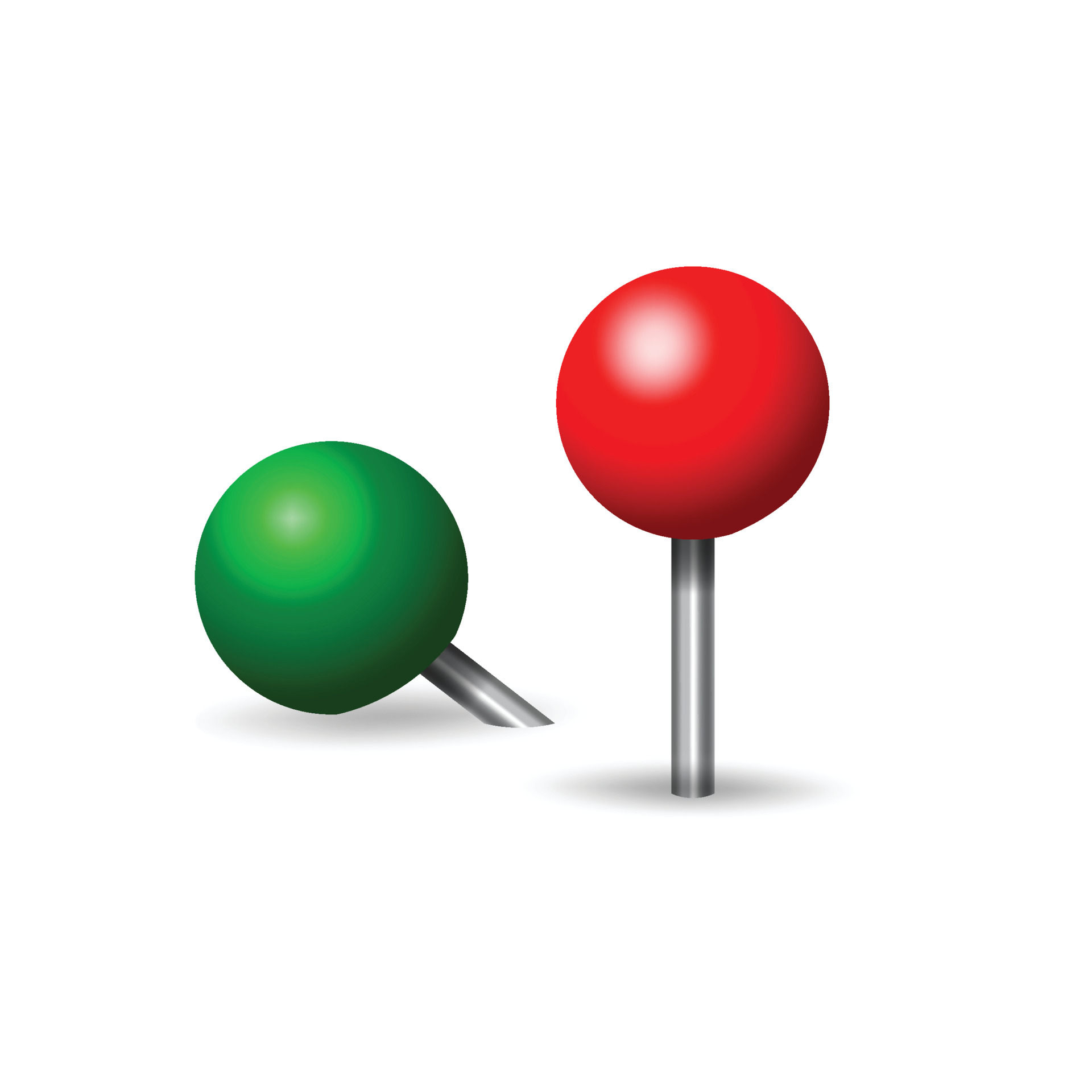 Red thumbtack office supplies paper note push attachments objects