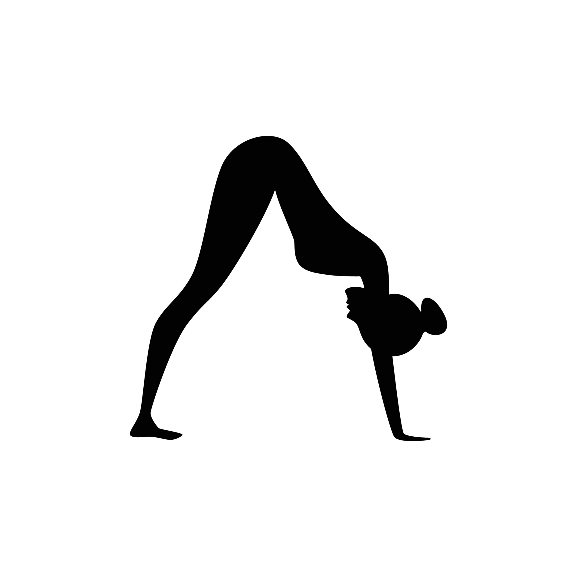 Silhouette female wich making yoga collection sport pictures 3604723 ...