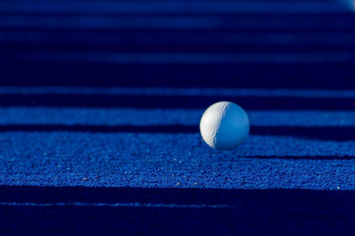 pelota en el campo foto