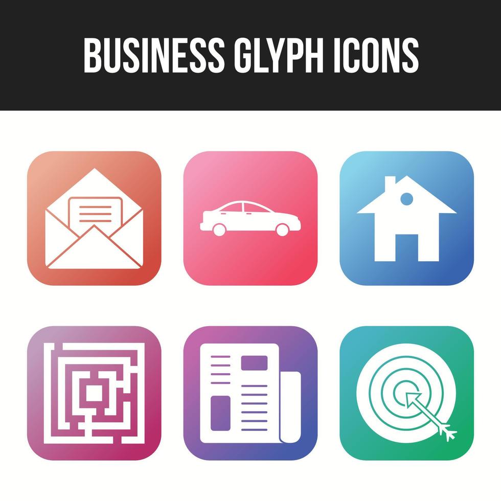 Business icon set for personal and commecal use vector