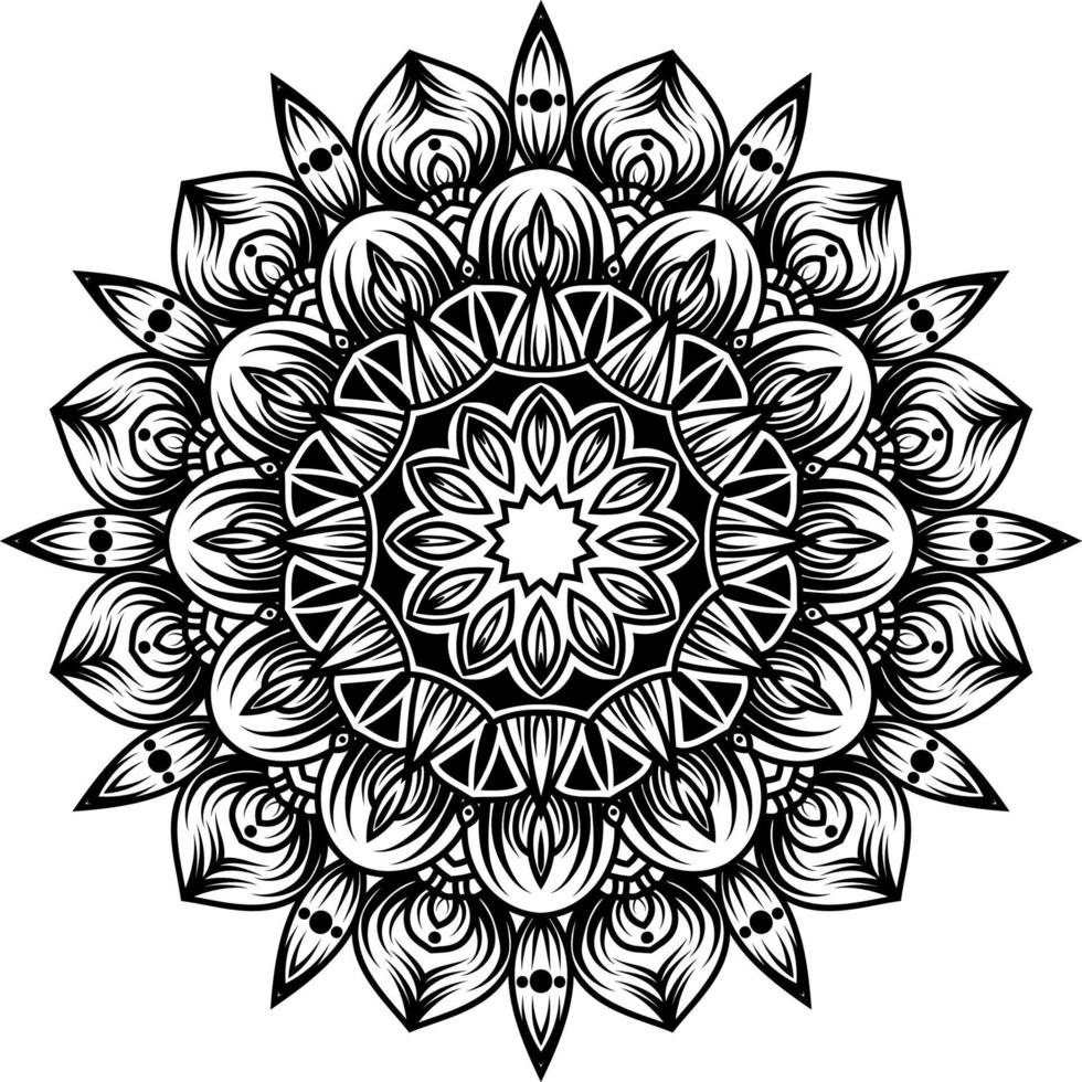 mandala background ornament decoration vector