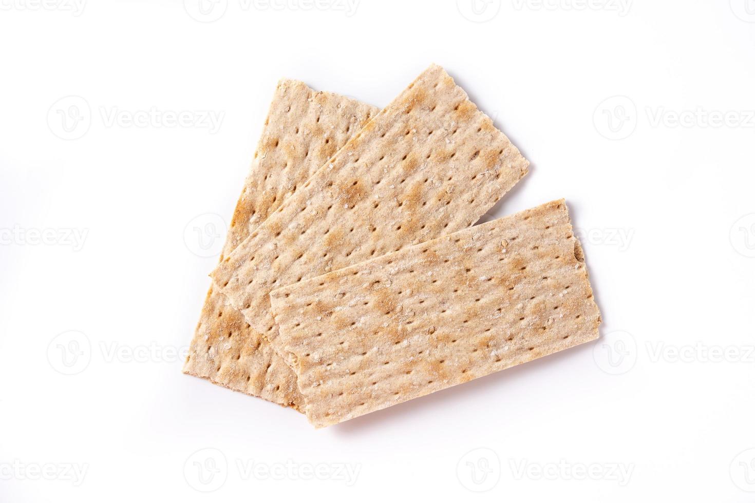 Traditional matzah bread photo