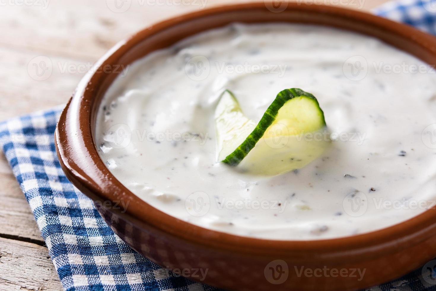 Traditional Greek Tzatziki photo