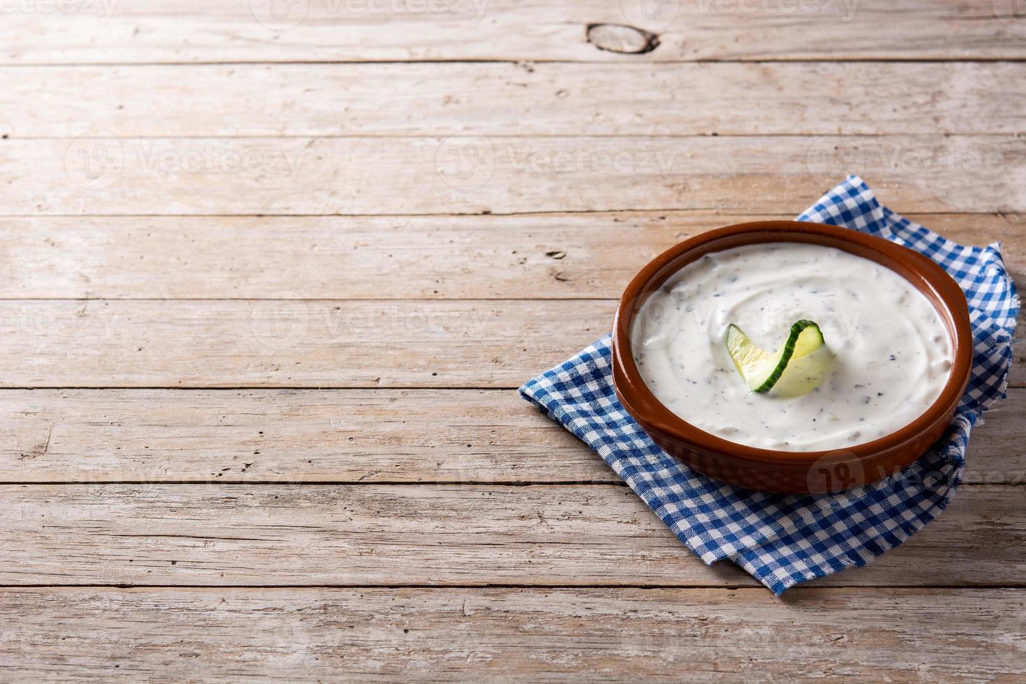 Traditional Greek Tzatziki photo