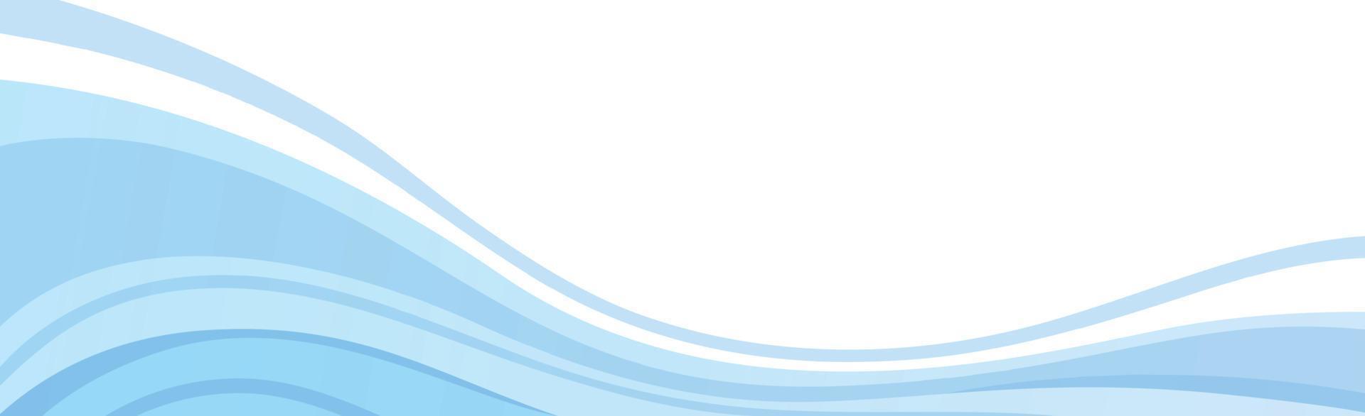 Volume lines on a blue background - Panoramic Vector Background