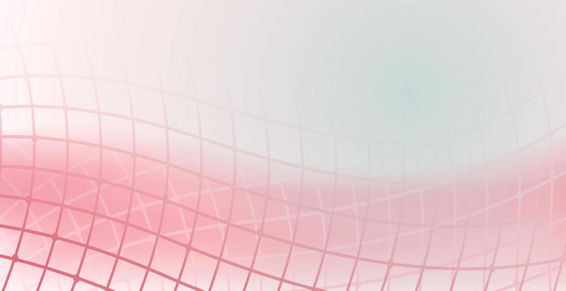 Abstract white background with lines and circles - Vector