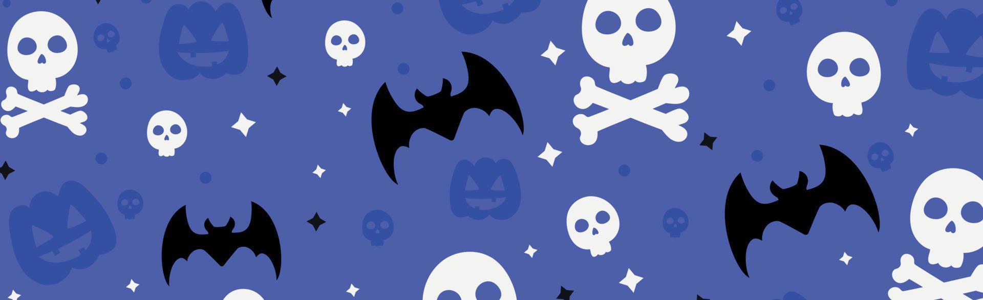 Colorful pattern background for the holiday halloween - Vector