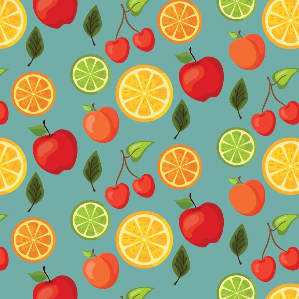 Pattern web pattern lemons background texture - Vector