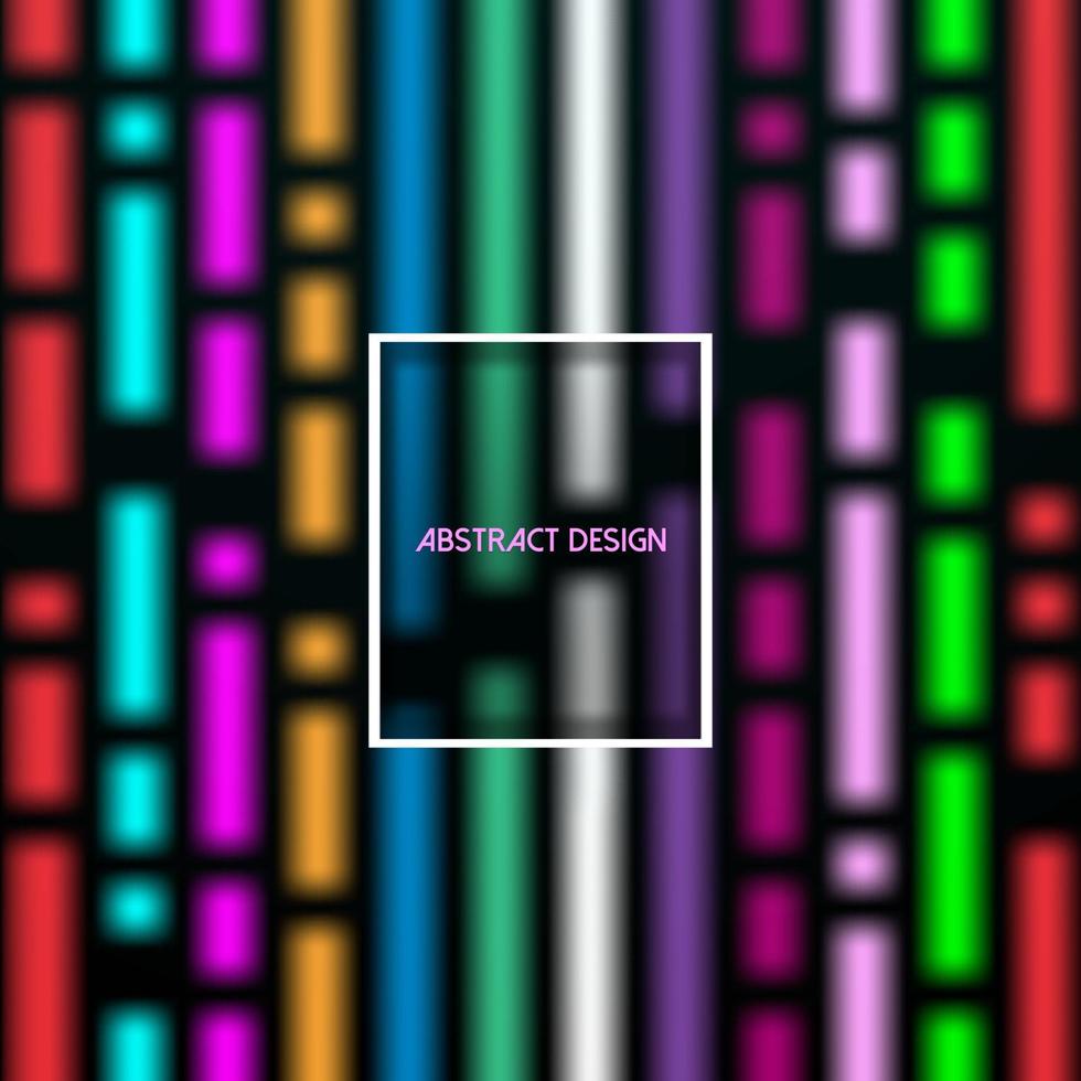 colorful light spectrum with dash lines ornament vector
