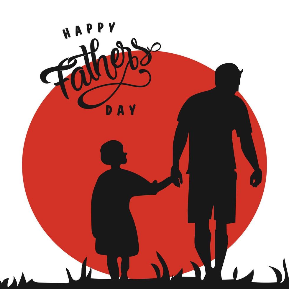 Happy fathers day background Free Vector