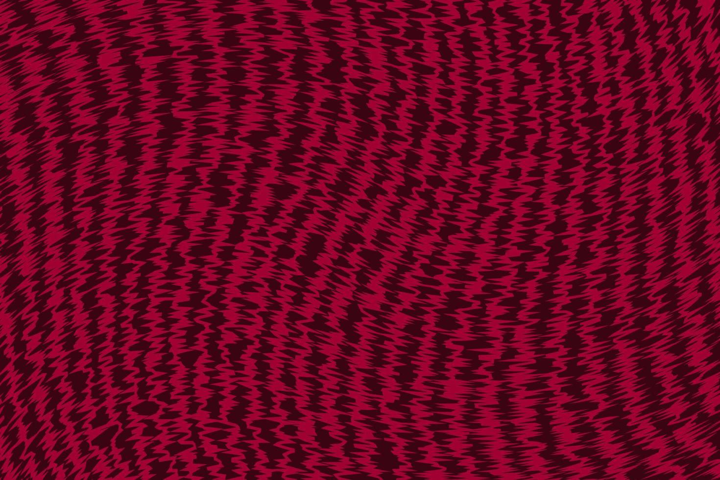 Curvy zigzag abstract pattern vector background with roughen edges