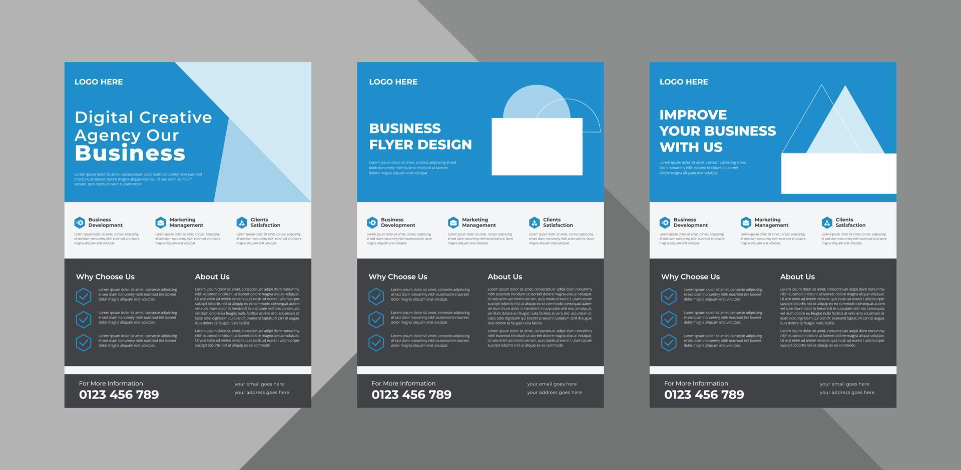 flyer design templates. business corporate flyer design ideas. poster leaflet brochure design ideas. bundle, a4 template, brochure design, cover, flyer, poster, print-ready vector