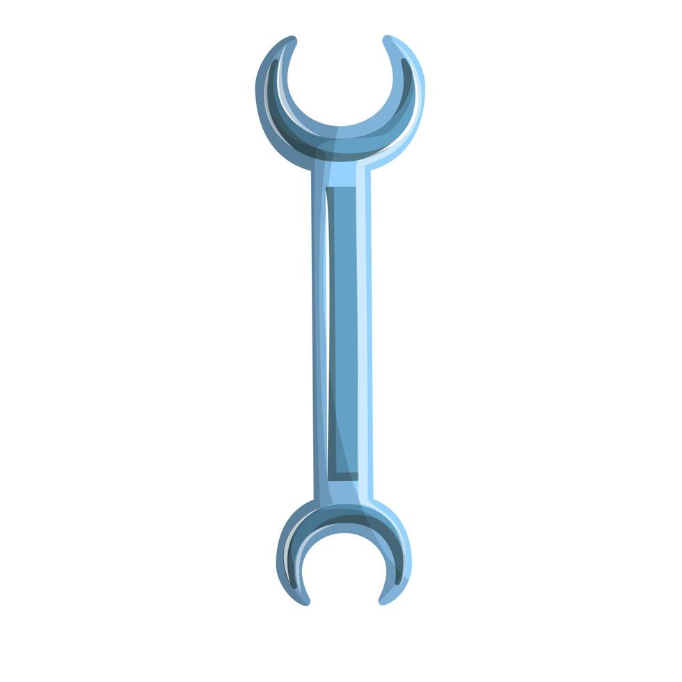 stylized wrench on a white background vector