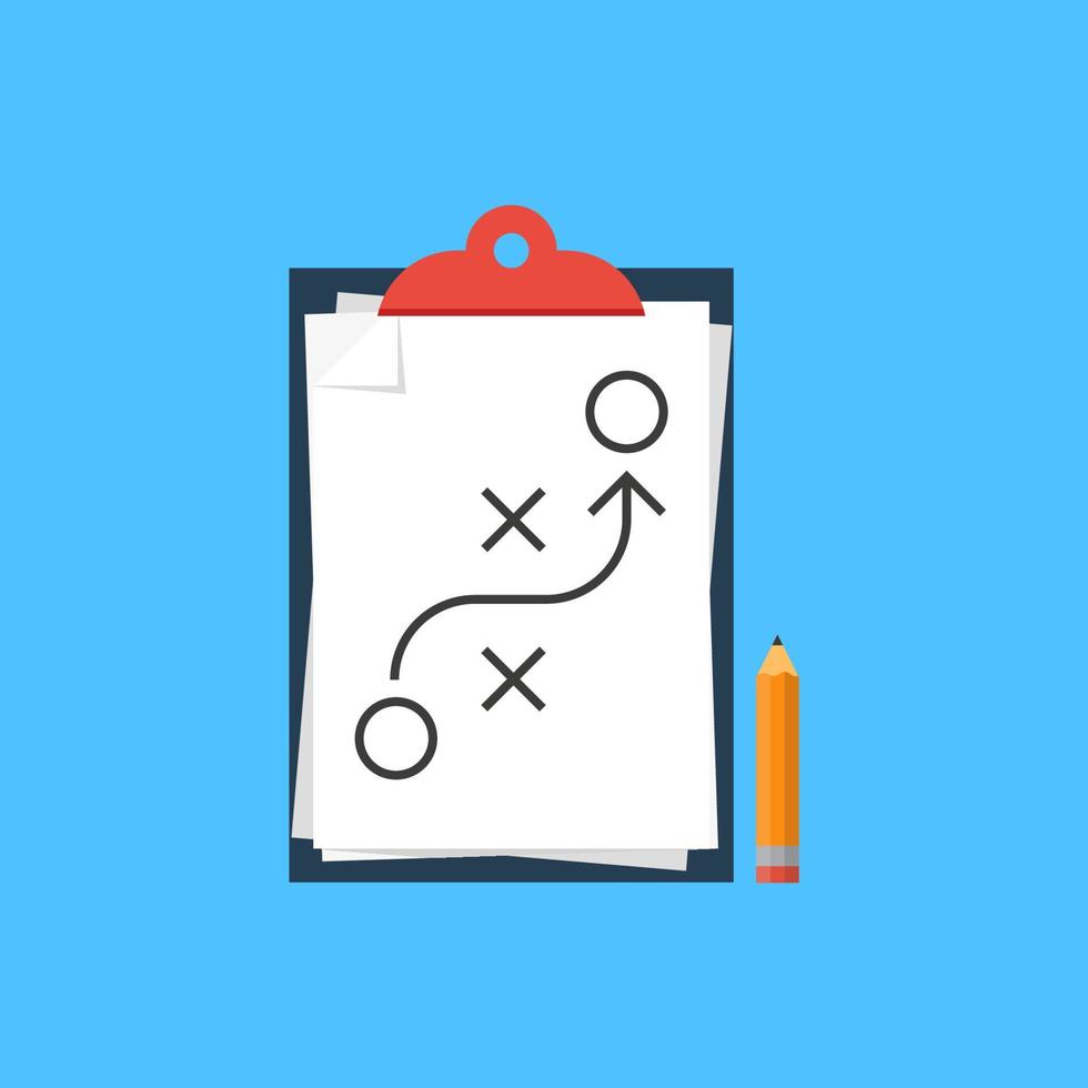 Tactic vector icon. Flat design