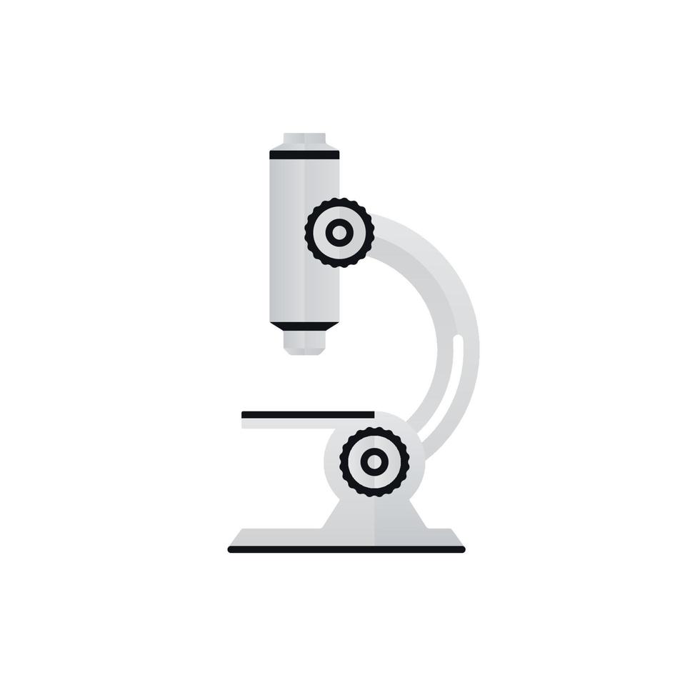 Paper Art Microscope Vector Icon
