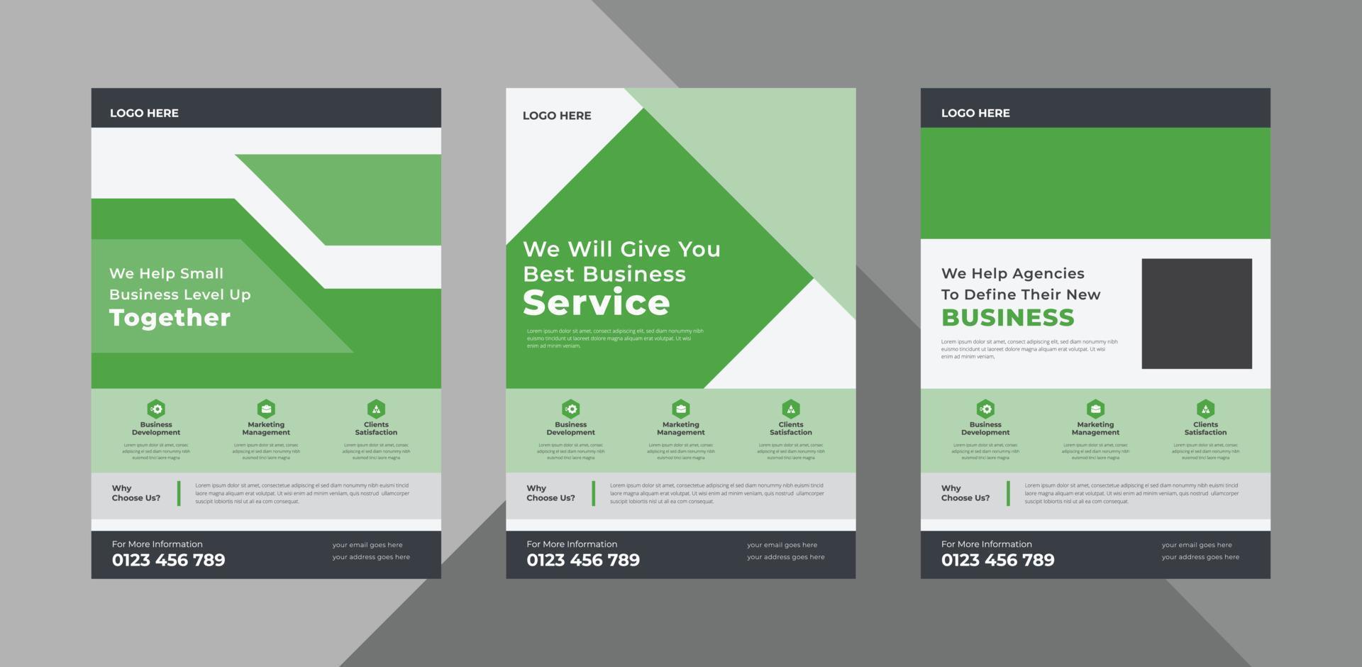 flyer design templates. business corporate flyer design ideas. poster leaflet brochure design ideas. bundle, a4 template, brochure design, cover, flyer, poster, print-ready vector
