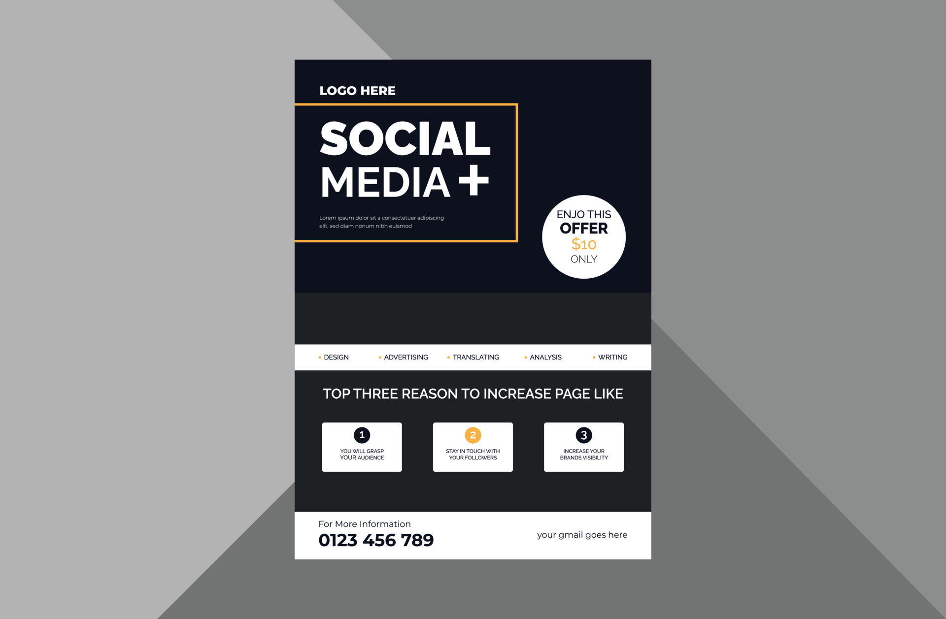 follow-us-on-social-media-flyer-design-template-social-media-promotion