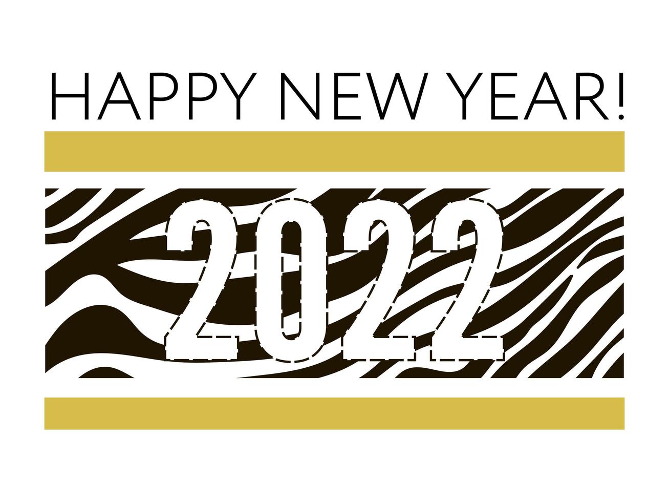 Happy chinese new year 2022 vector