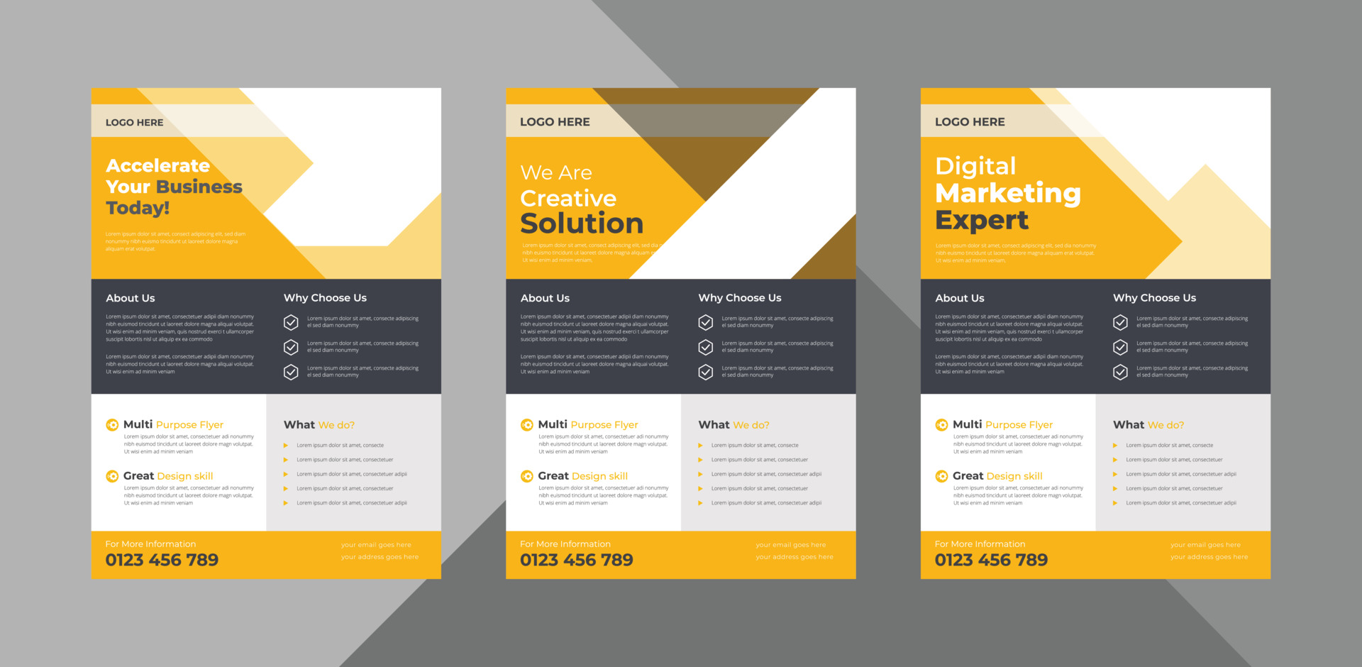 flyer design templates. business corporate flyer design ideas. poster