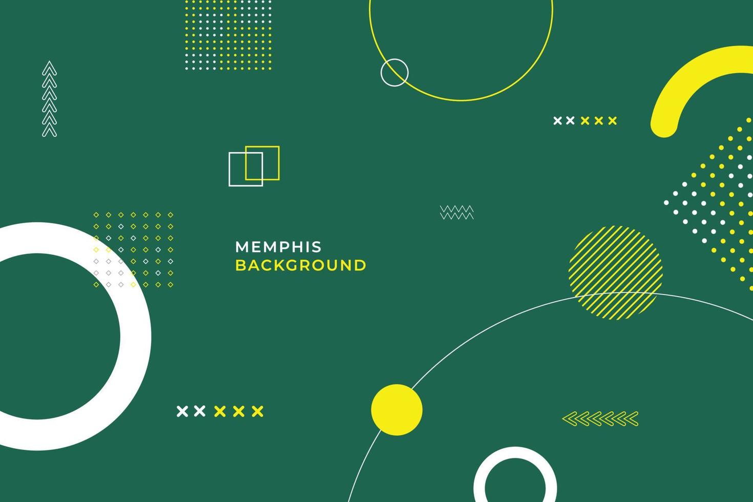 abstract memphis background vector