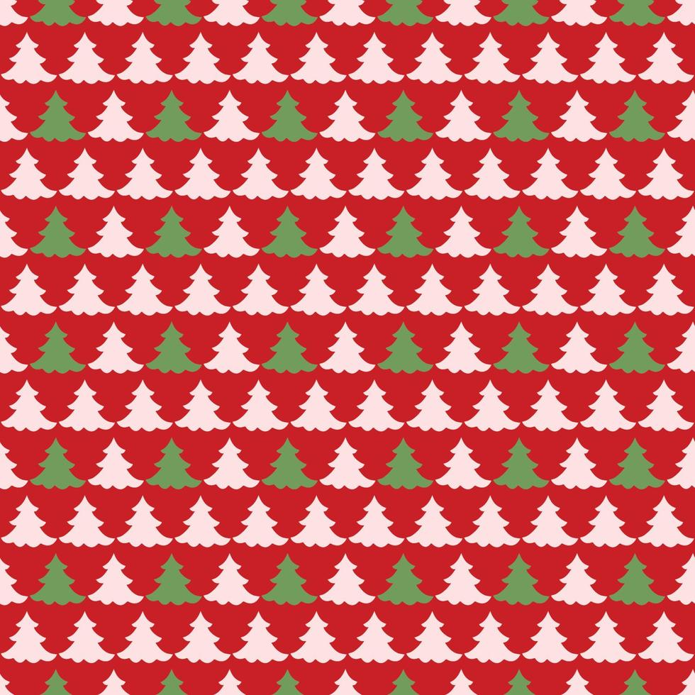 Christmas tree  seamless vector pattern design