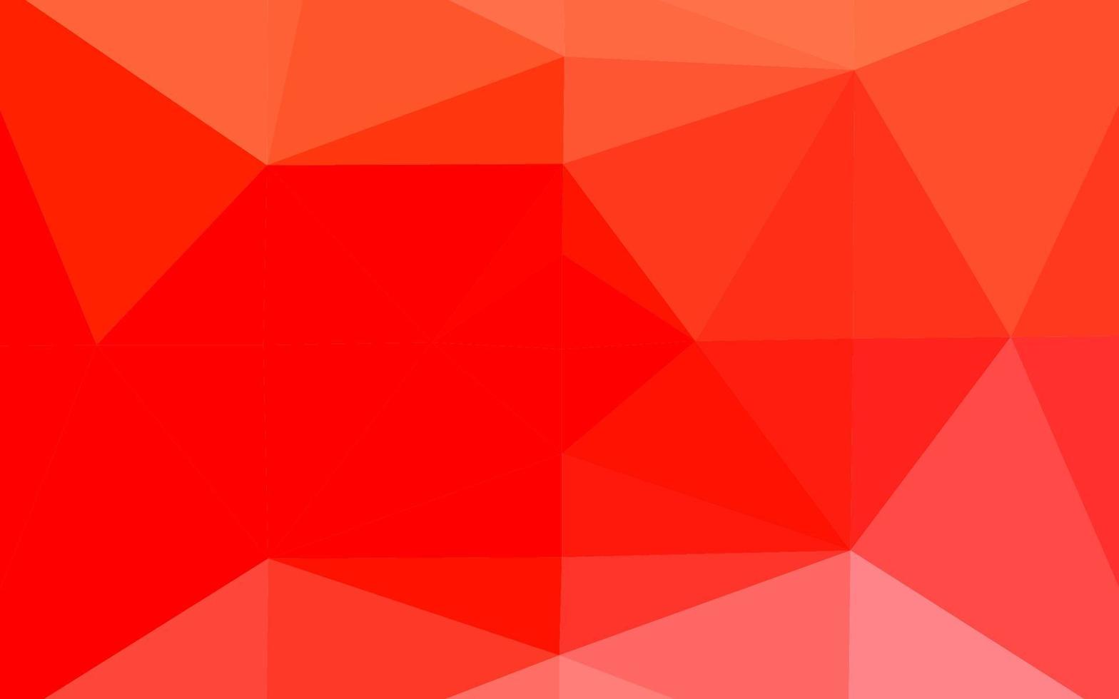 Light Red vector polygonal template.