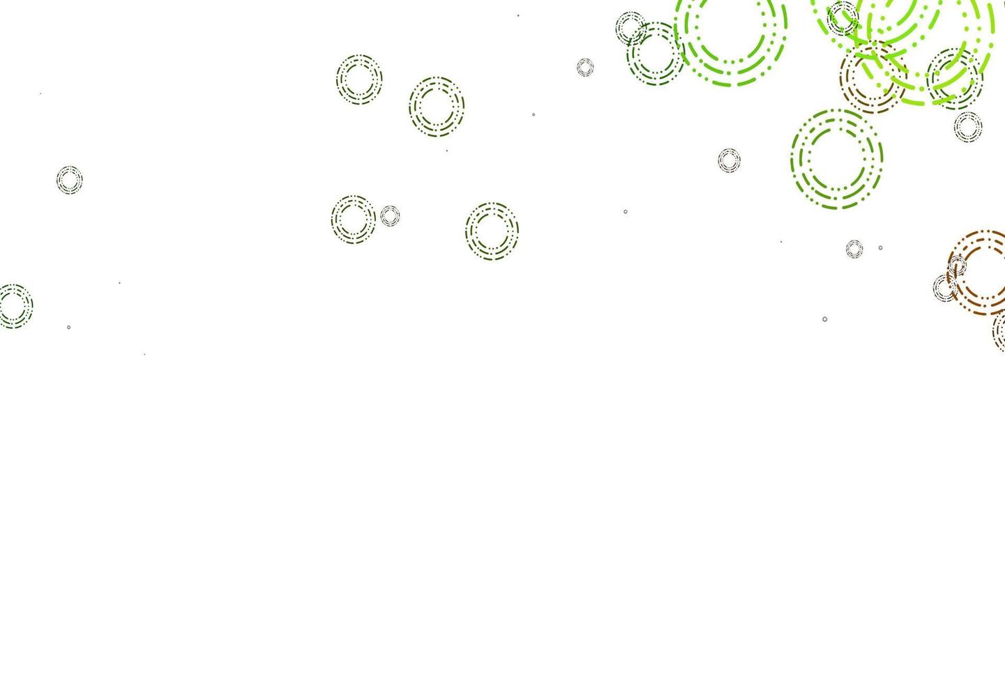 Light Green, Yellow vector template with circles.