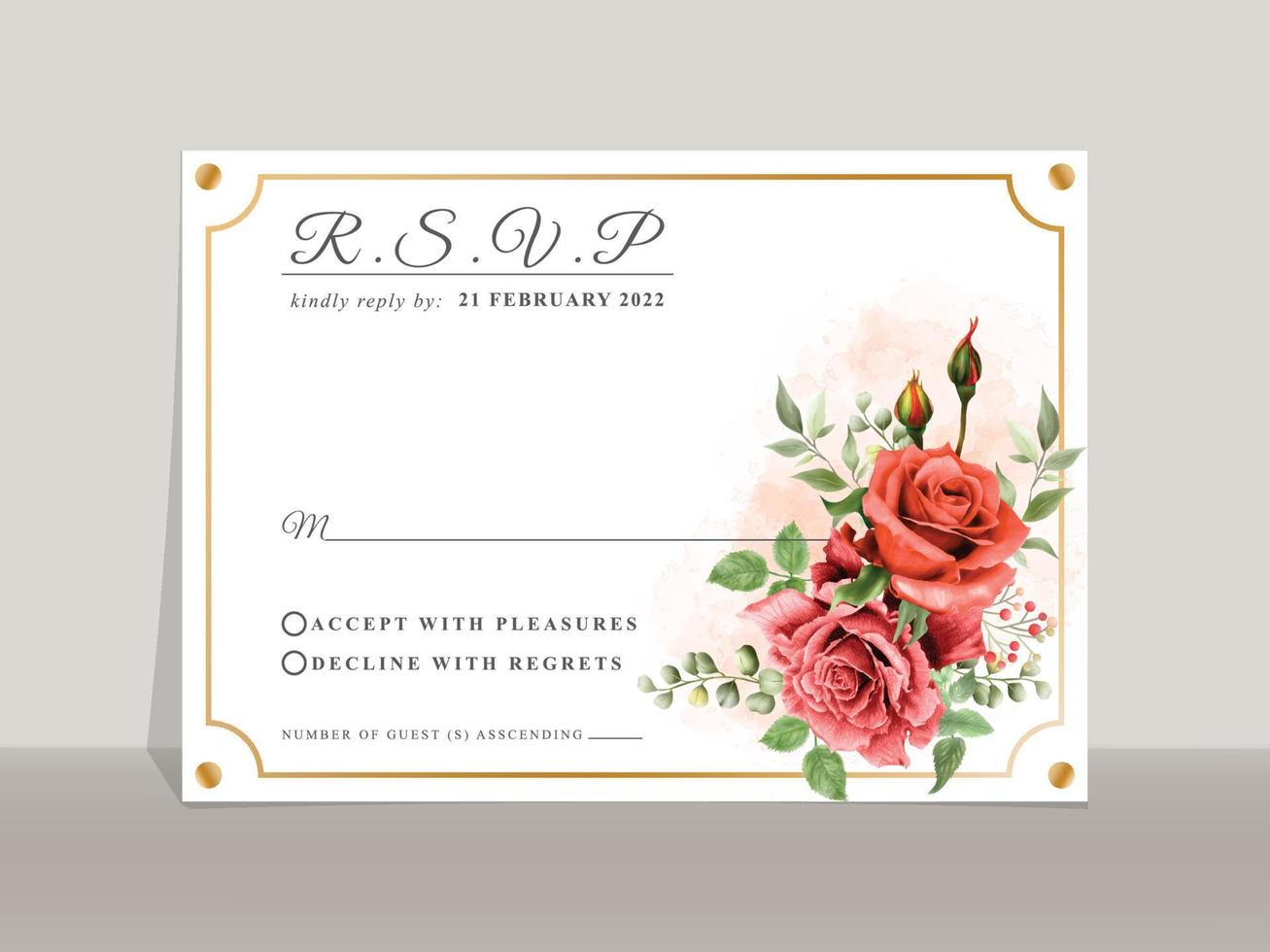 Beautiful red rose wedding invitation templates 3610101 Vector Art at Vecteezy beautiful-red-rose-wedding-invitation-templates-3610101-vector-art-at-vecteezy