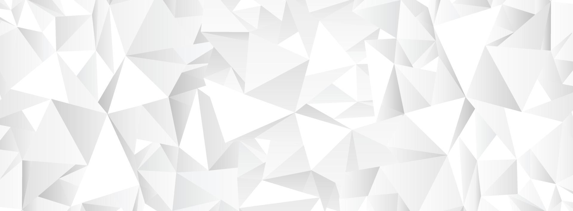 White polygonal abstract  mosaic background vector