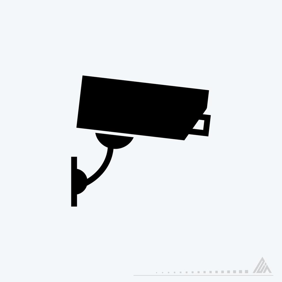 Vector Graphic of - CCTV Camera - Black Style