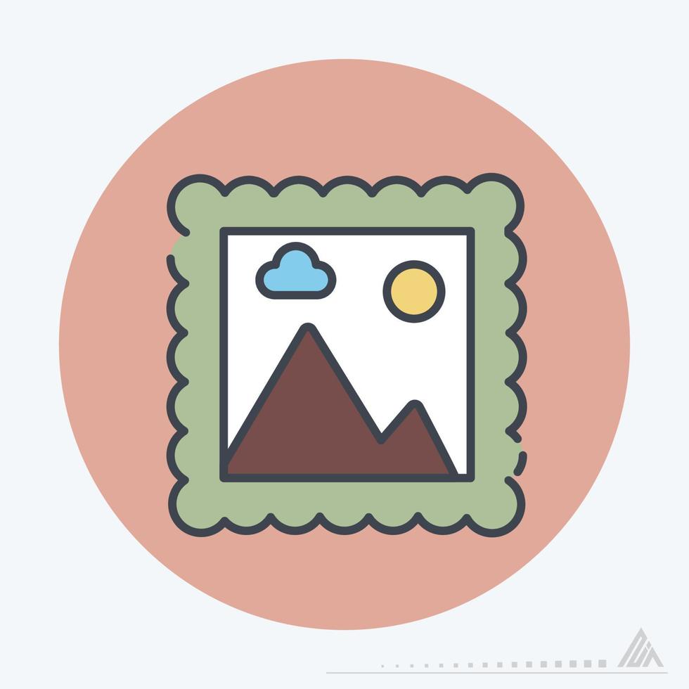 Icon Vector of Painting - Line Cut Style