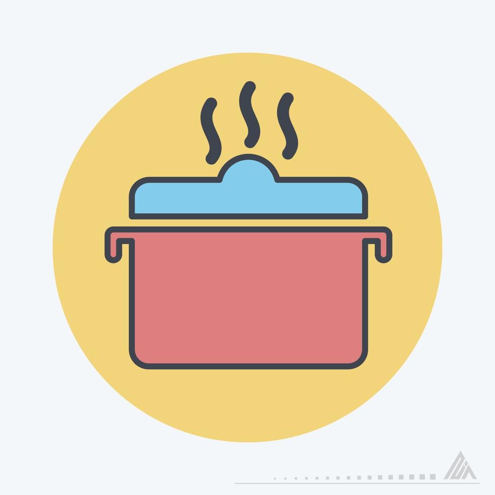 Vector Graphic of - Hot Food - Color Mate Style