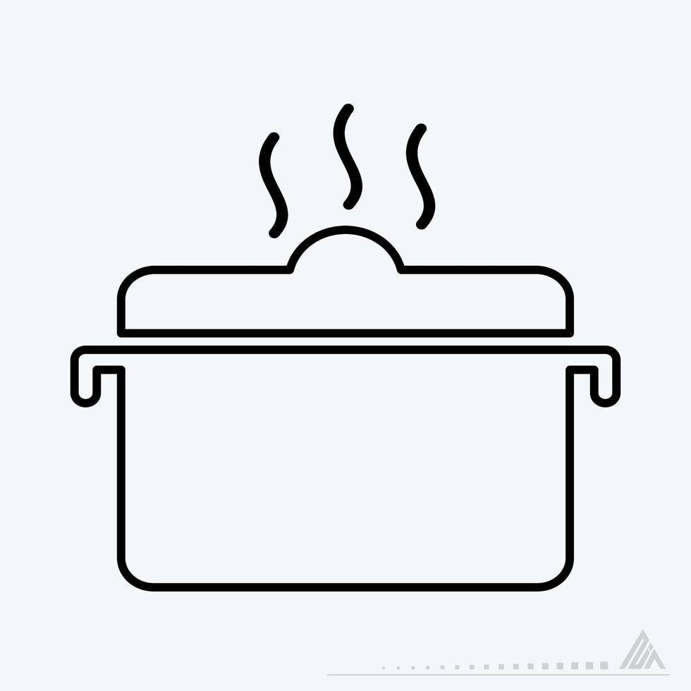 Vector Graphic of - Hot Food - Line Style