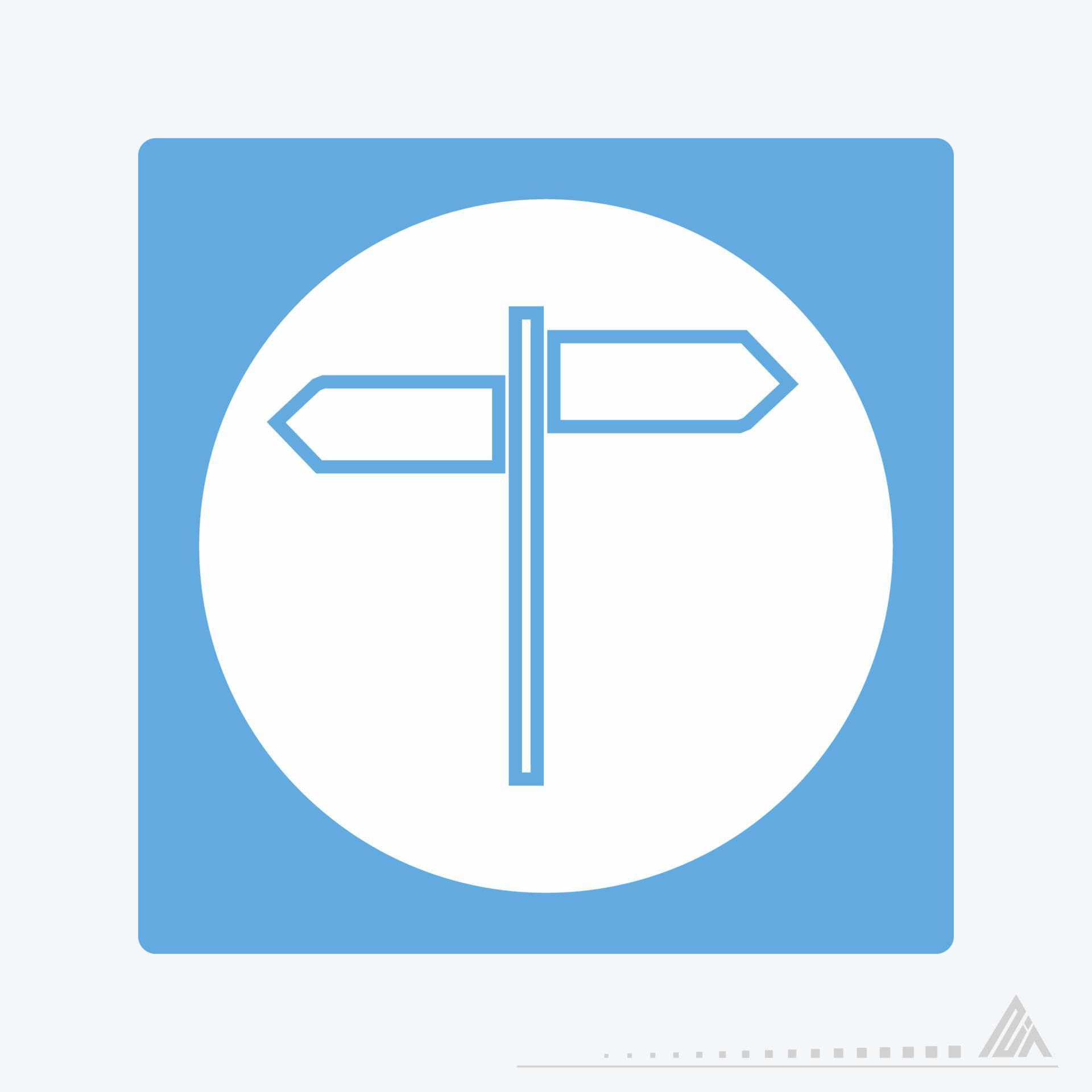 Vector Graphic of Directions White Moon Style 3610450 Vector Art at