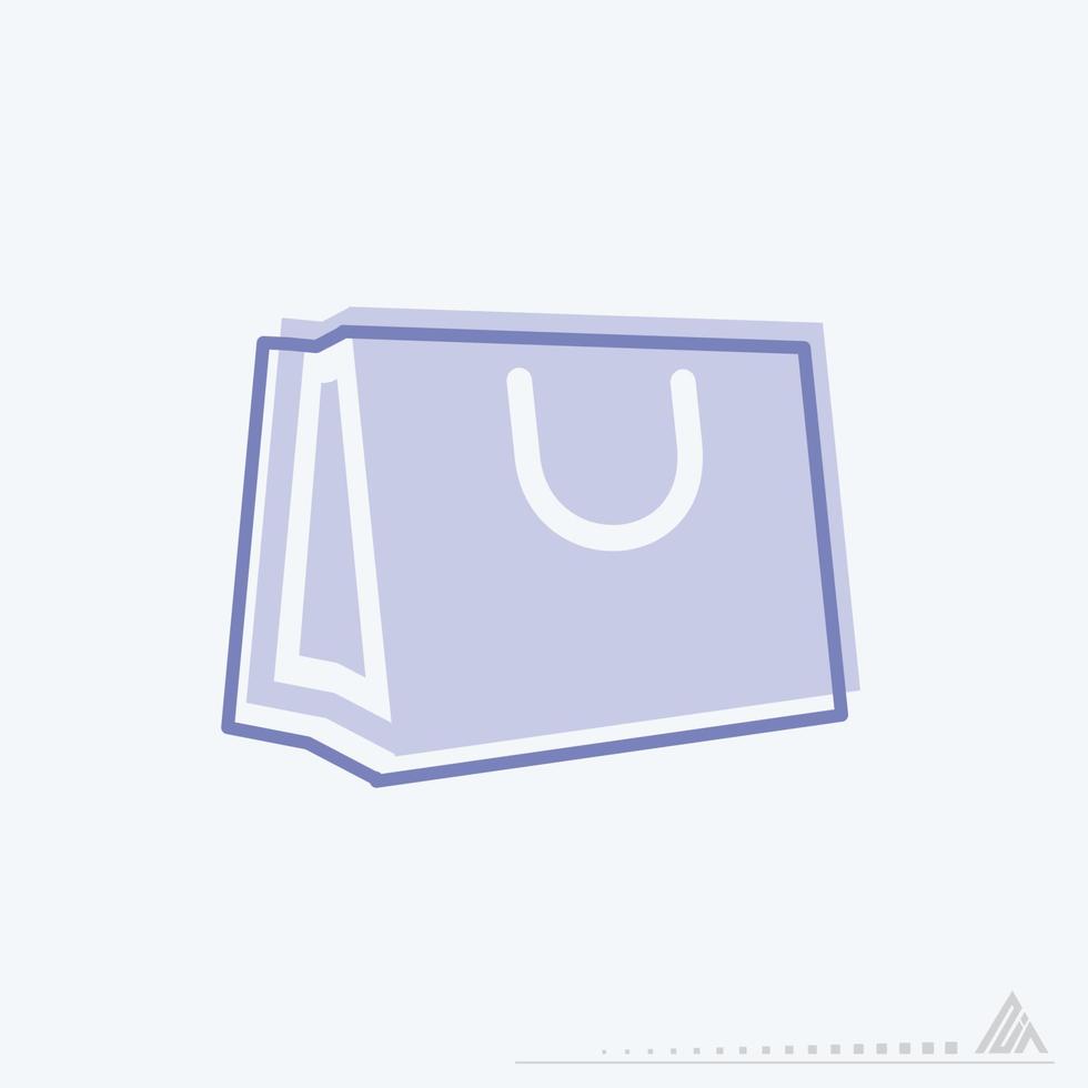 Vector Graphic of - Hand Carry Bag - Blue Twins Style