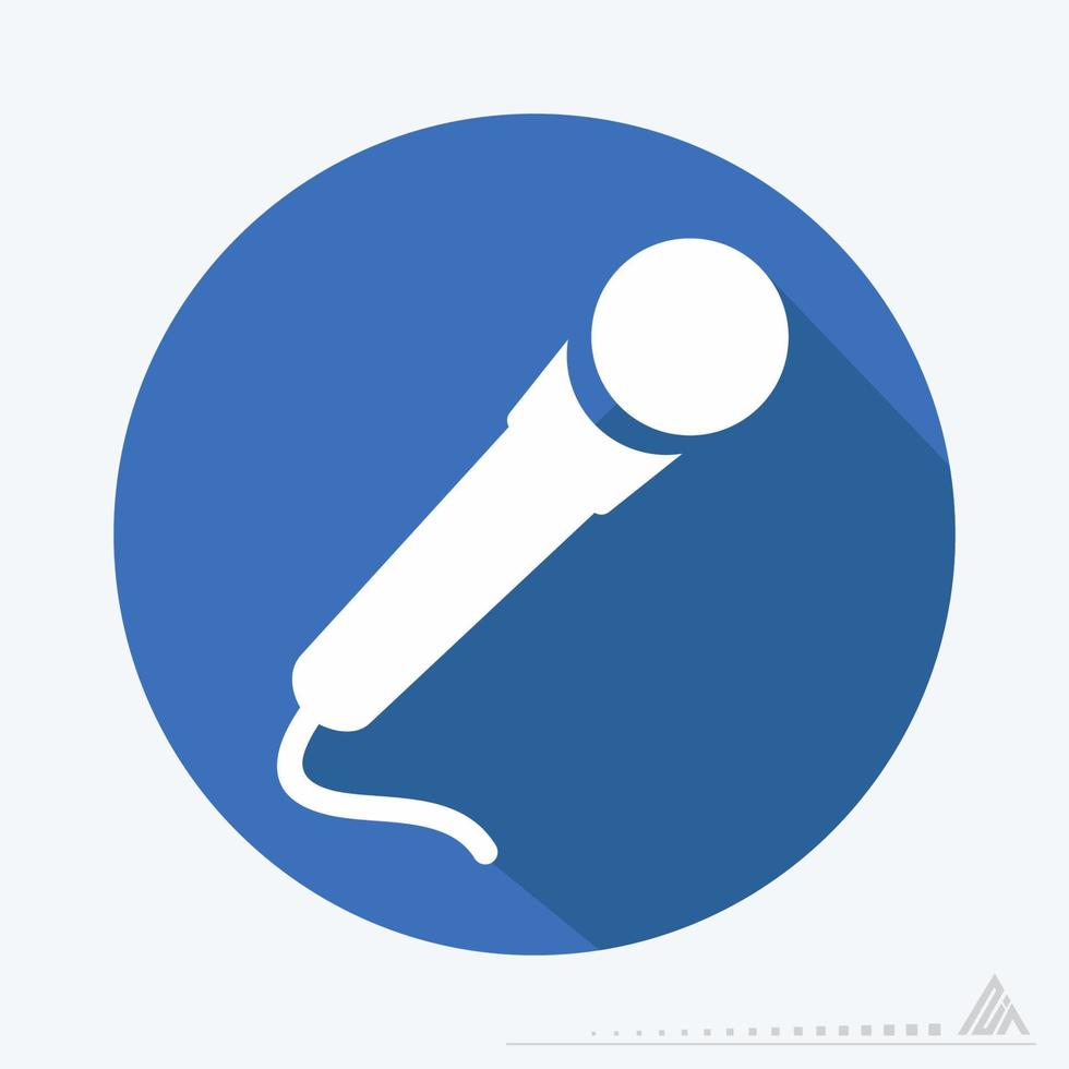 Vector Graphic of - Microphone - Flat Style