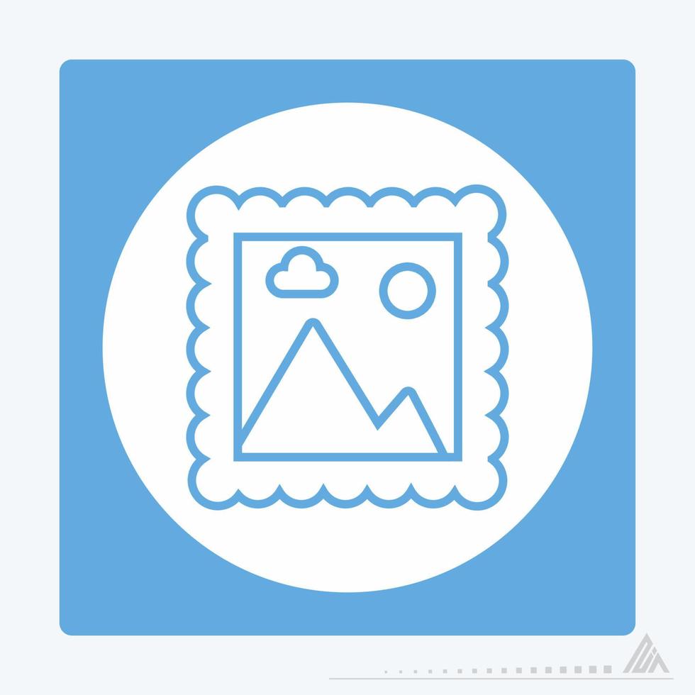 Icon Vector of Painting - White Moon Style