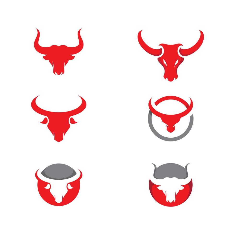 Bull vector icon illustration design