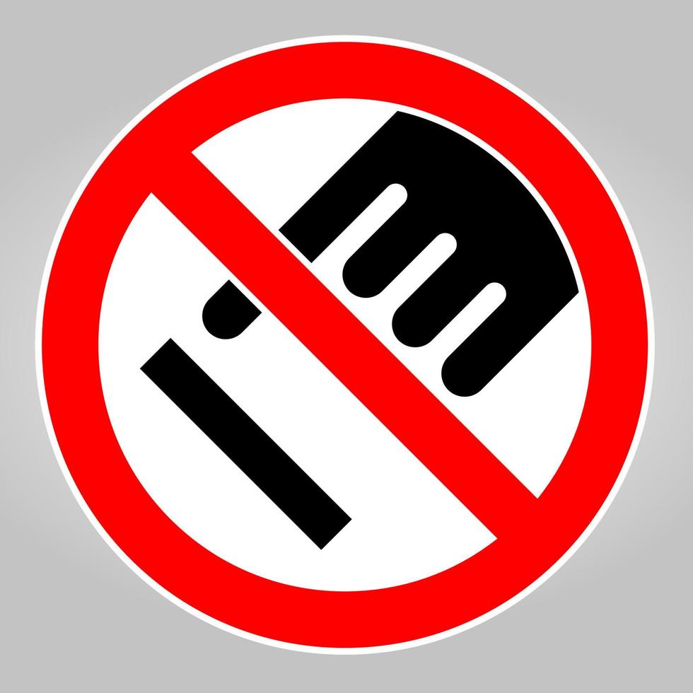 Warning Signs International Do Not Touch Symbol vector
