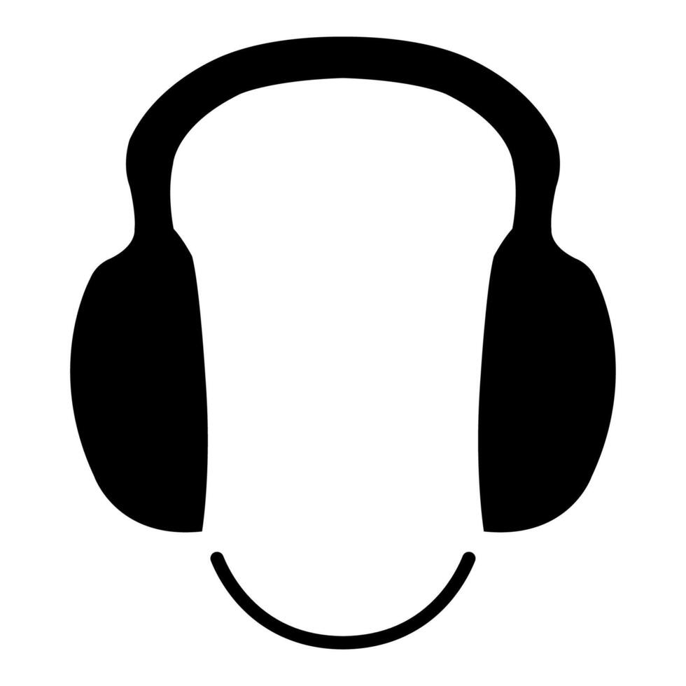 Symbol wear ear protection Sign Isolate On White Background,Vector Illustration EPS.10 vector