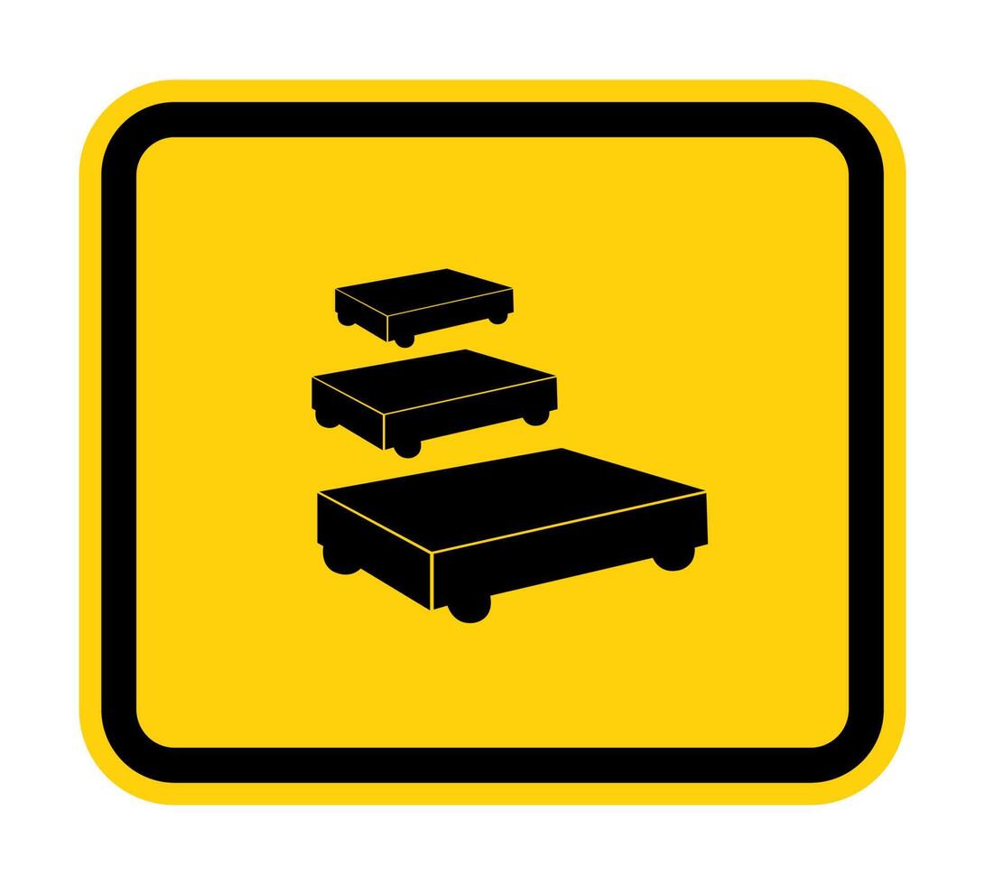 PPE Icon.Paint Trolley Parking Symbol Sign Isolate On White Background,Vector Illustration EPS.10 vector