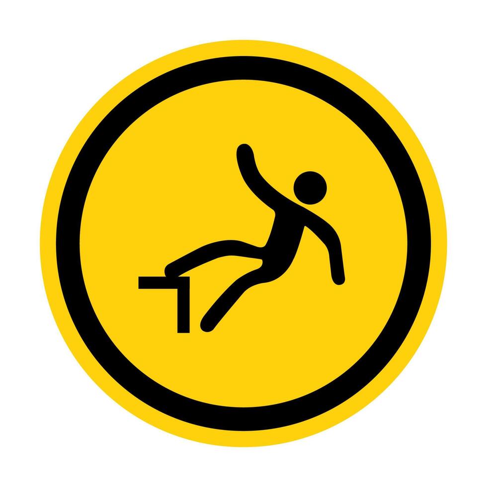 Beware Drop Symbol Sign Isolate On White Background,Vector Illustration vector