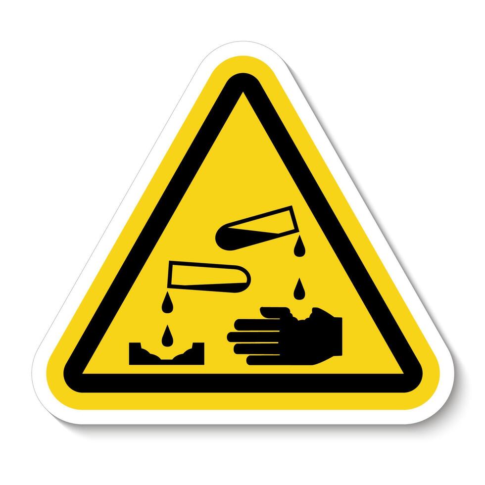 Hazardous substances signs icon flammable skull radioactive hazard corrosive vector