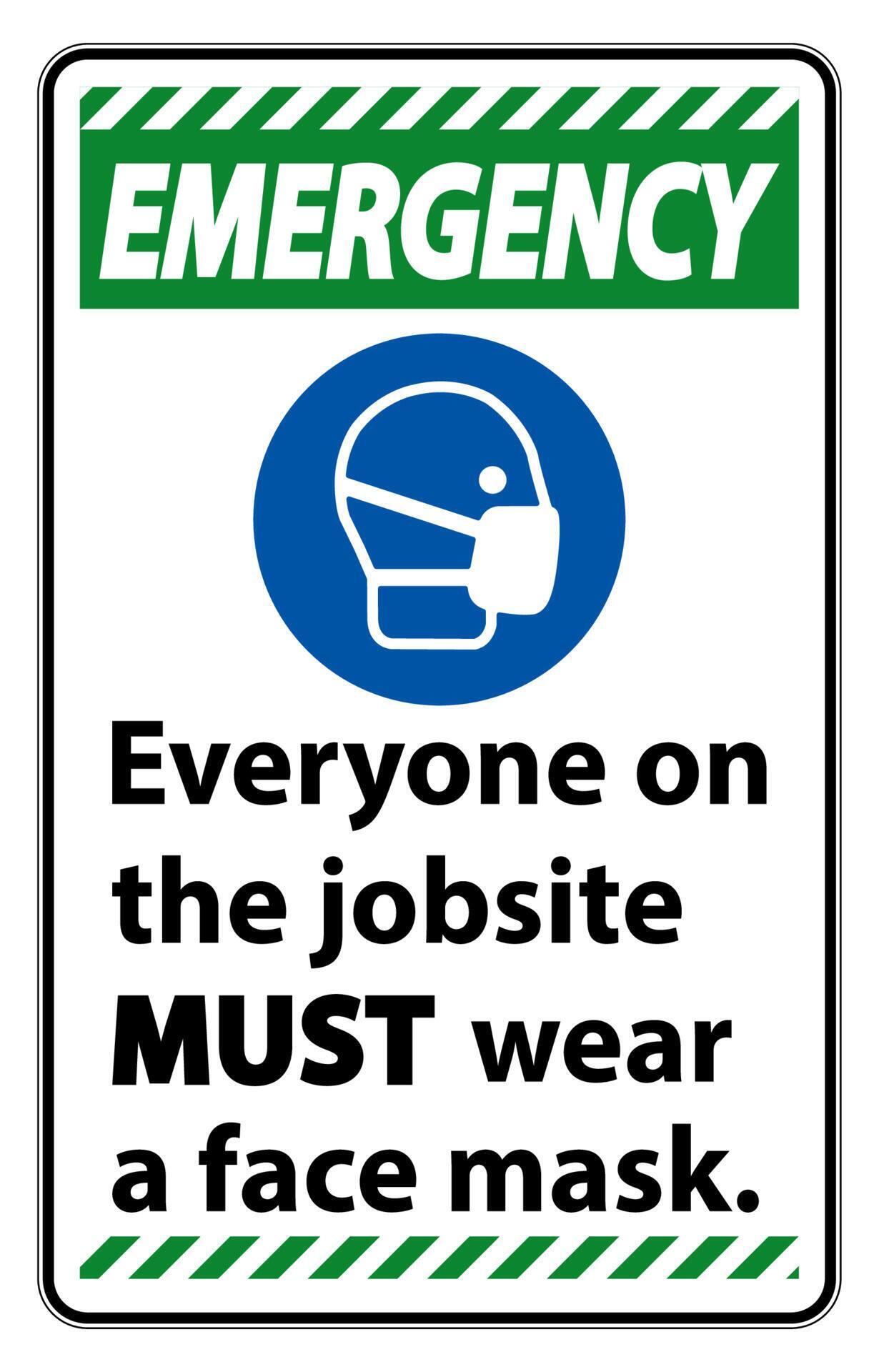 Wear instruction. Verbotsschilder. schilder. sign for instructions.